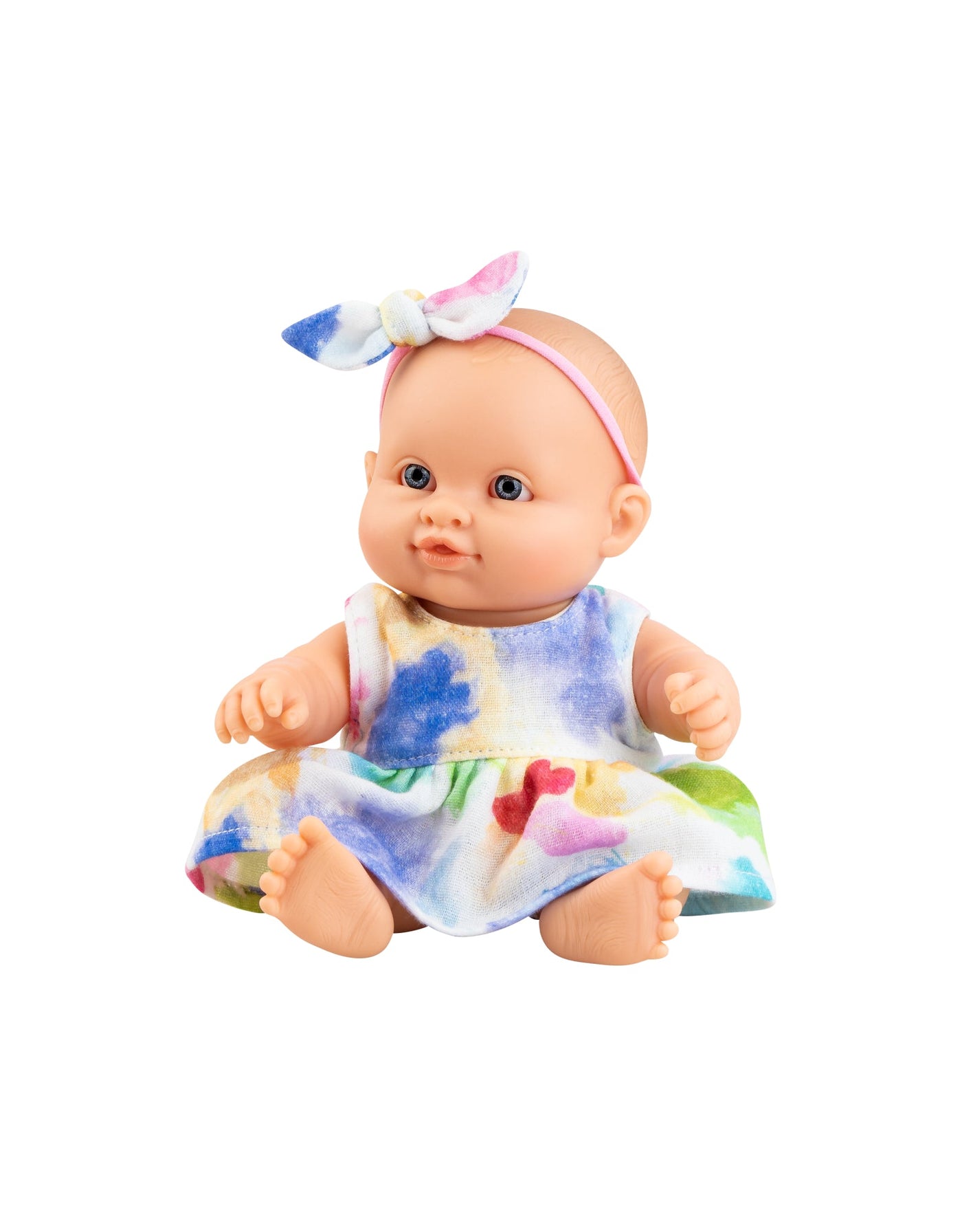 Poupée réaliste Peques - Irina avec robe multicolore - Paola Reina