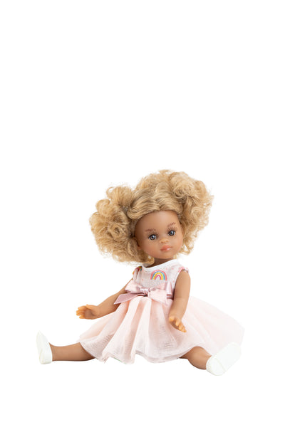 Poupée Mini Amigas - Raquel avec robe tutu rose - Paola Reina