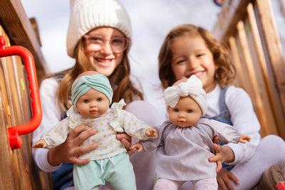 Baby Gordis - Lola with turquoise pants and headband - Paola Reina