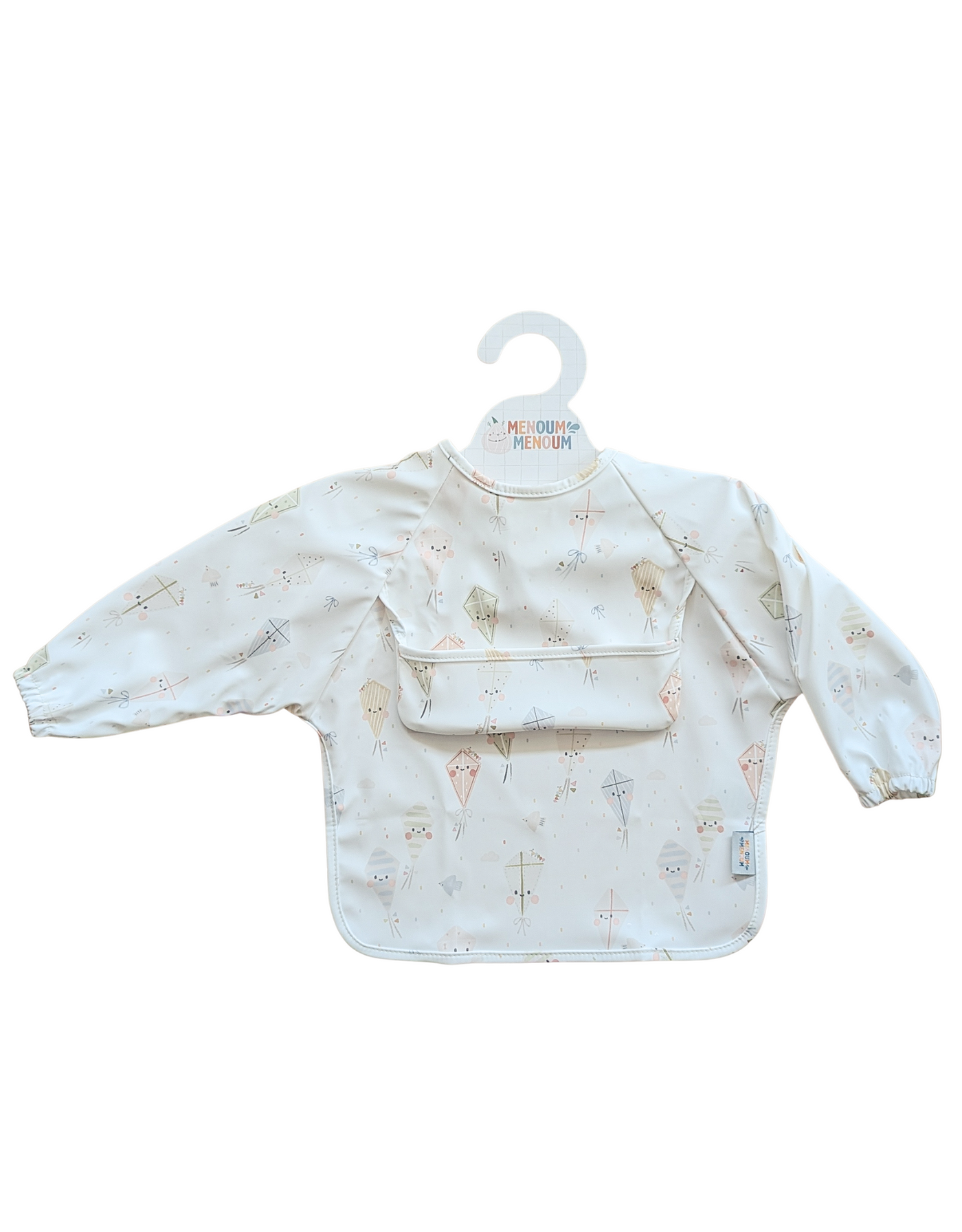 Long-sleeved bib - Kite - Menoum Menoum