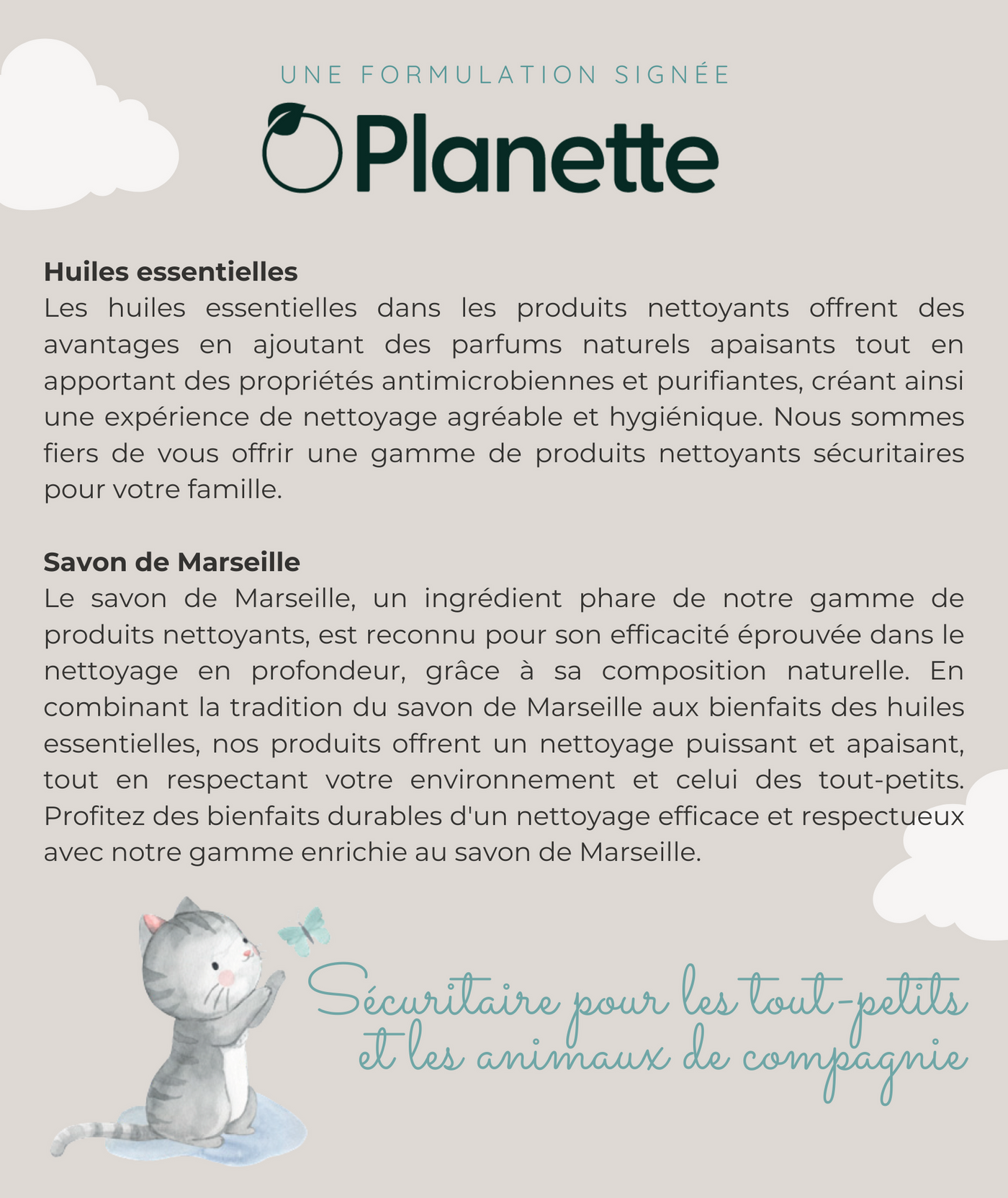 Gamme nettoyante - Assainisseur d'air - 125 ml - Boite de 6 - Veille sur toi & Planette