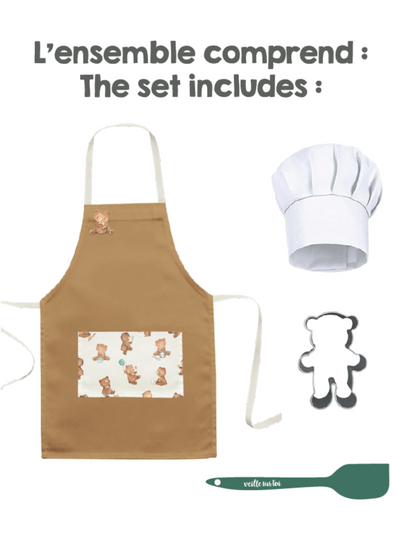 Little Chef PRE-ORDER - Cook set- Teddy Bear - Veille sur toi