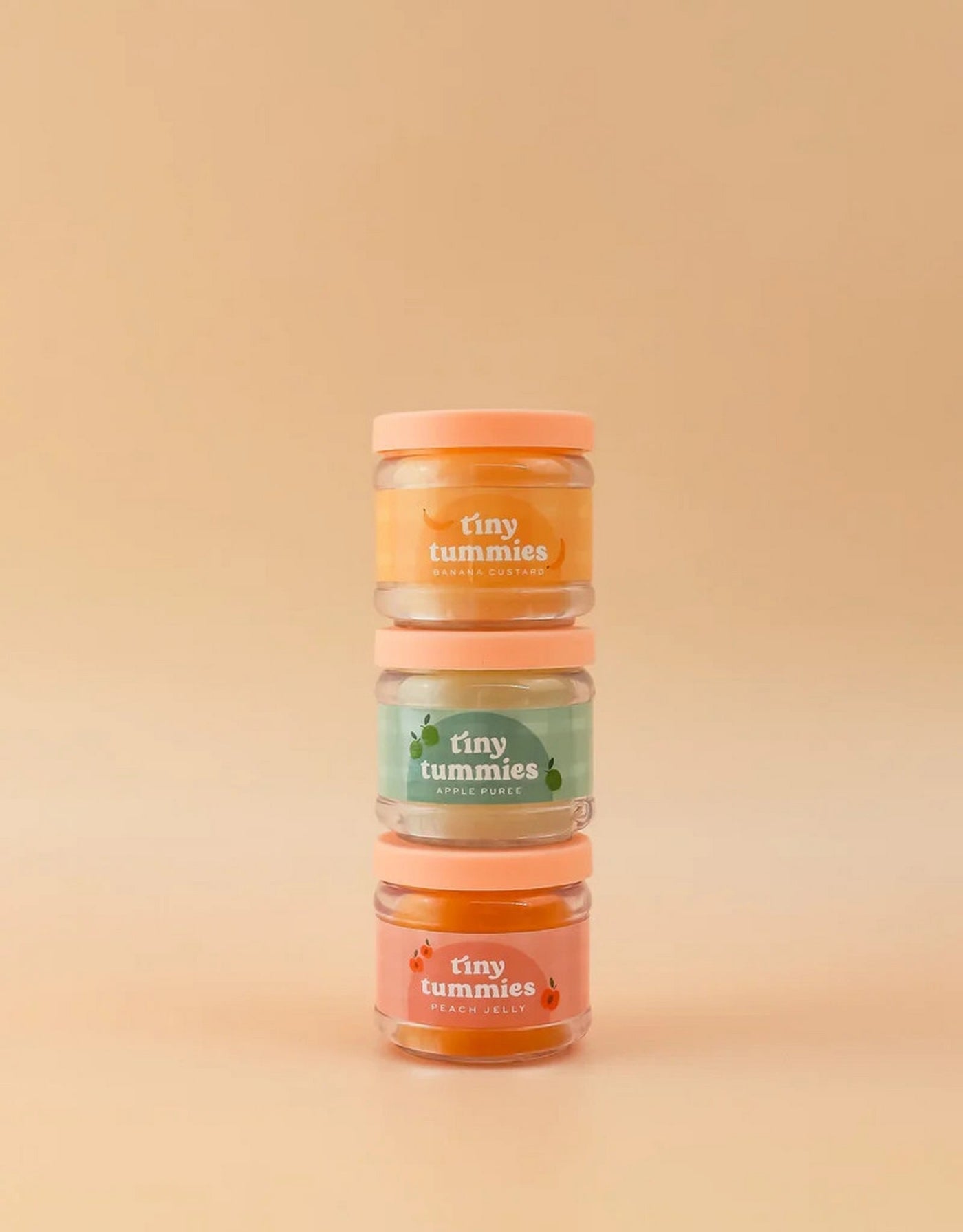 Boîte de 72 pots Tiny Tummies - 8 saveurs mélangées - Tiny Harlow
