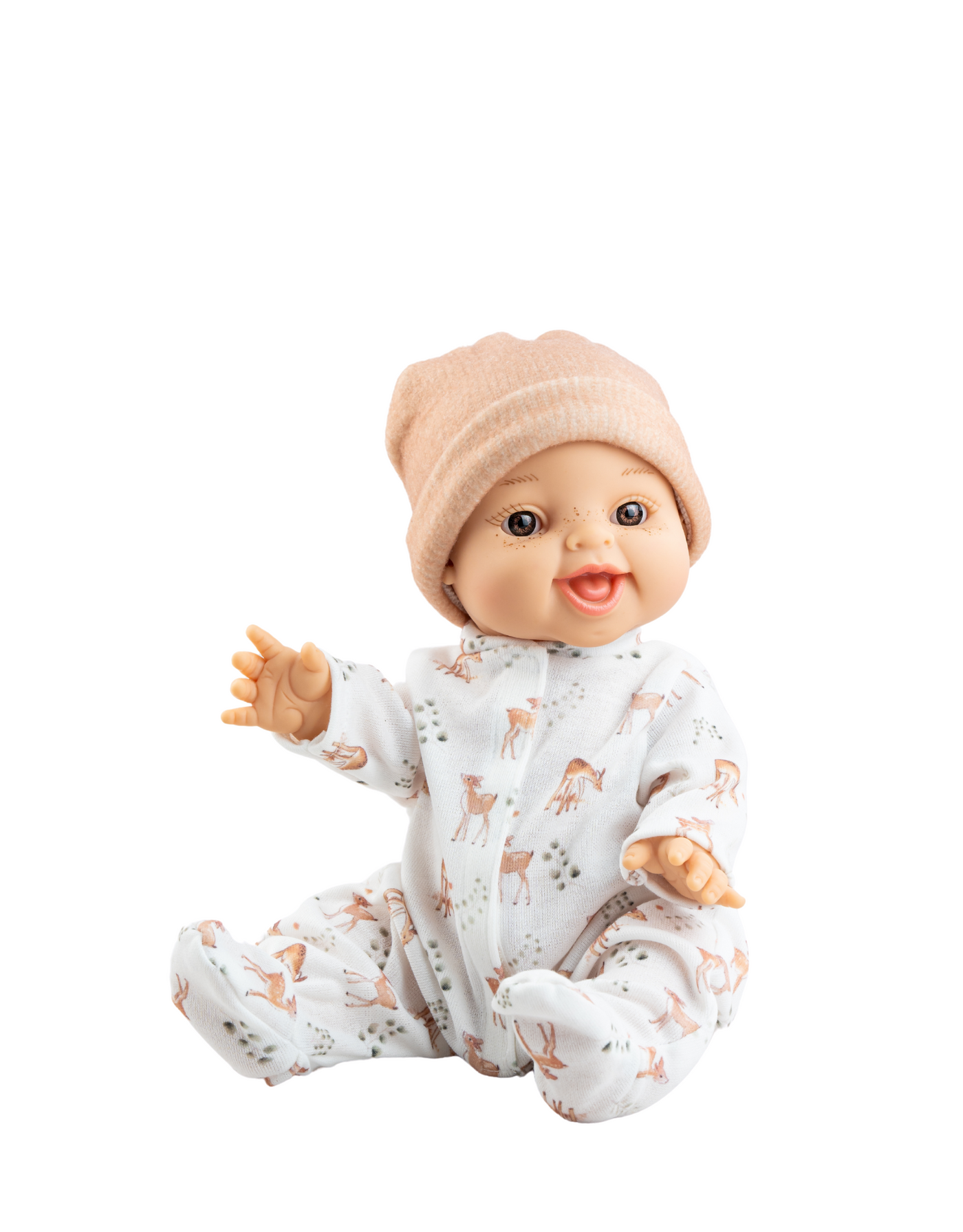 Bébé Gordis - Rachel avec pyjamas faon et tuque - Paola Reina
