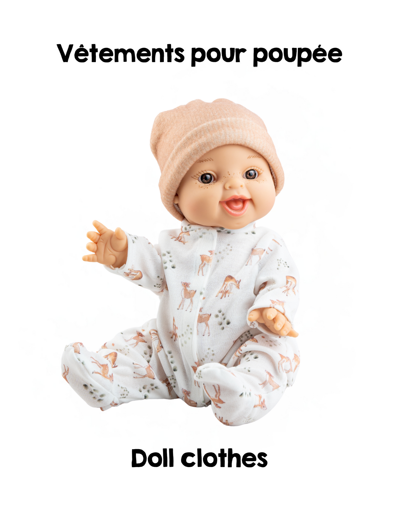 Vêtements pour poupée Gordis, Los Manus et Alex & Sonia - Pyjamas faon - Paola Reina