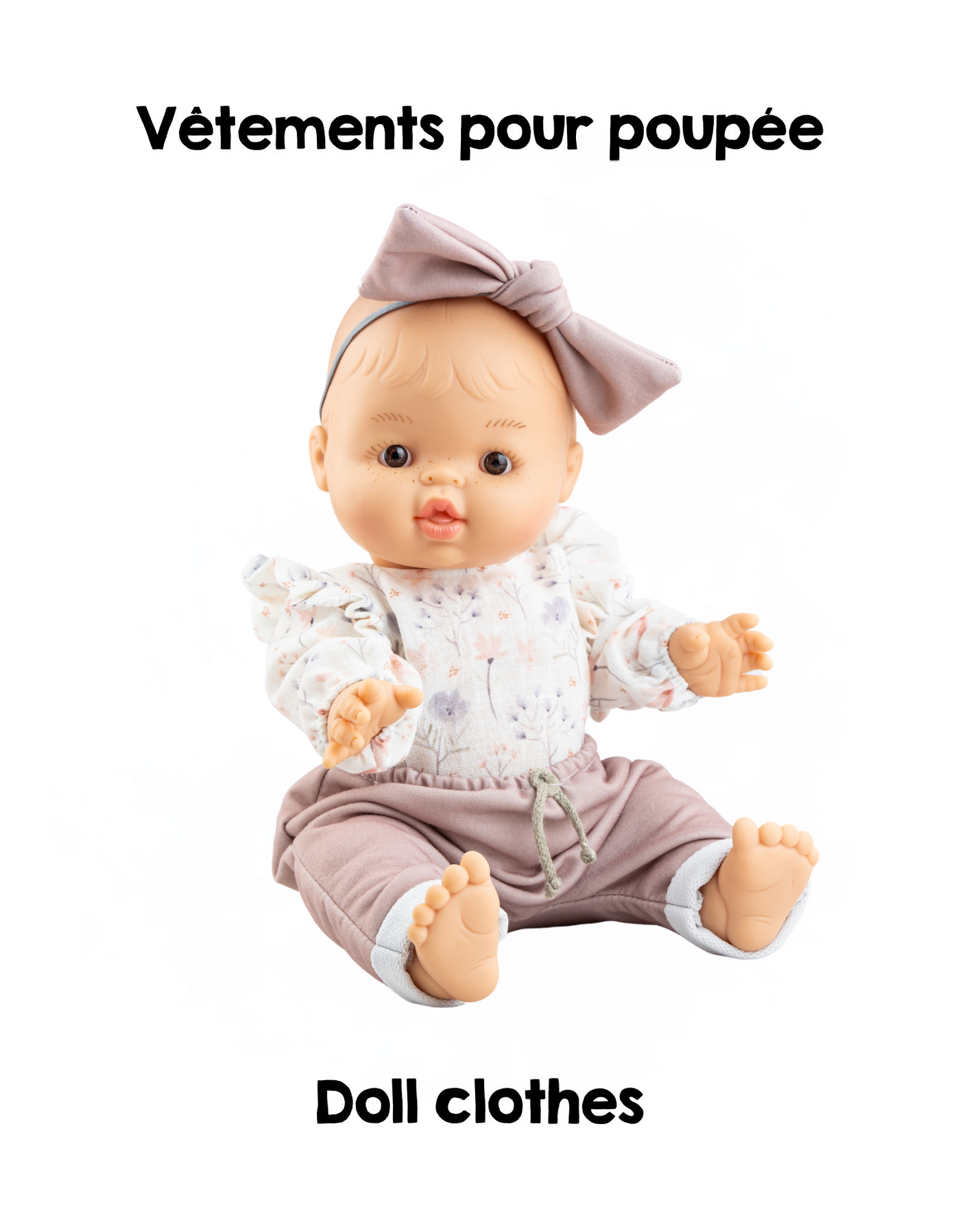 Vêtements pour poupée Gordis, Los Manus et Alex & Sonia - Ensemble fleuris - Paola Reina