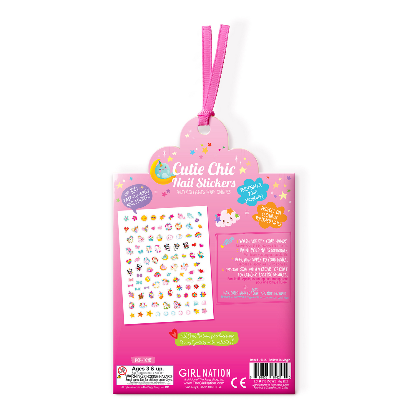 Nail stickers - Believe in magic - Girl Nation