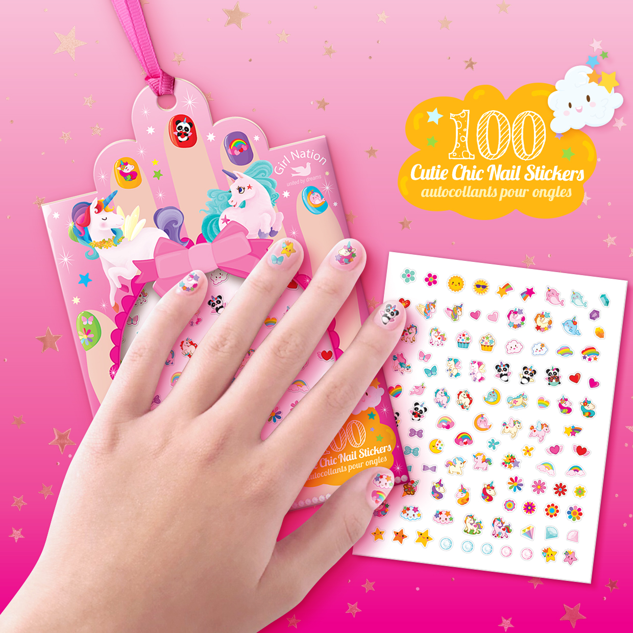 Nail stickers - Believe in magic - Girl Nation