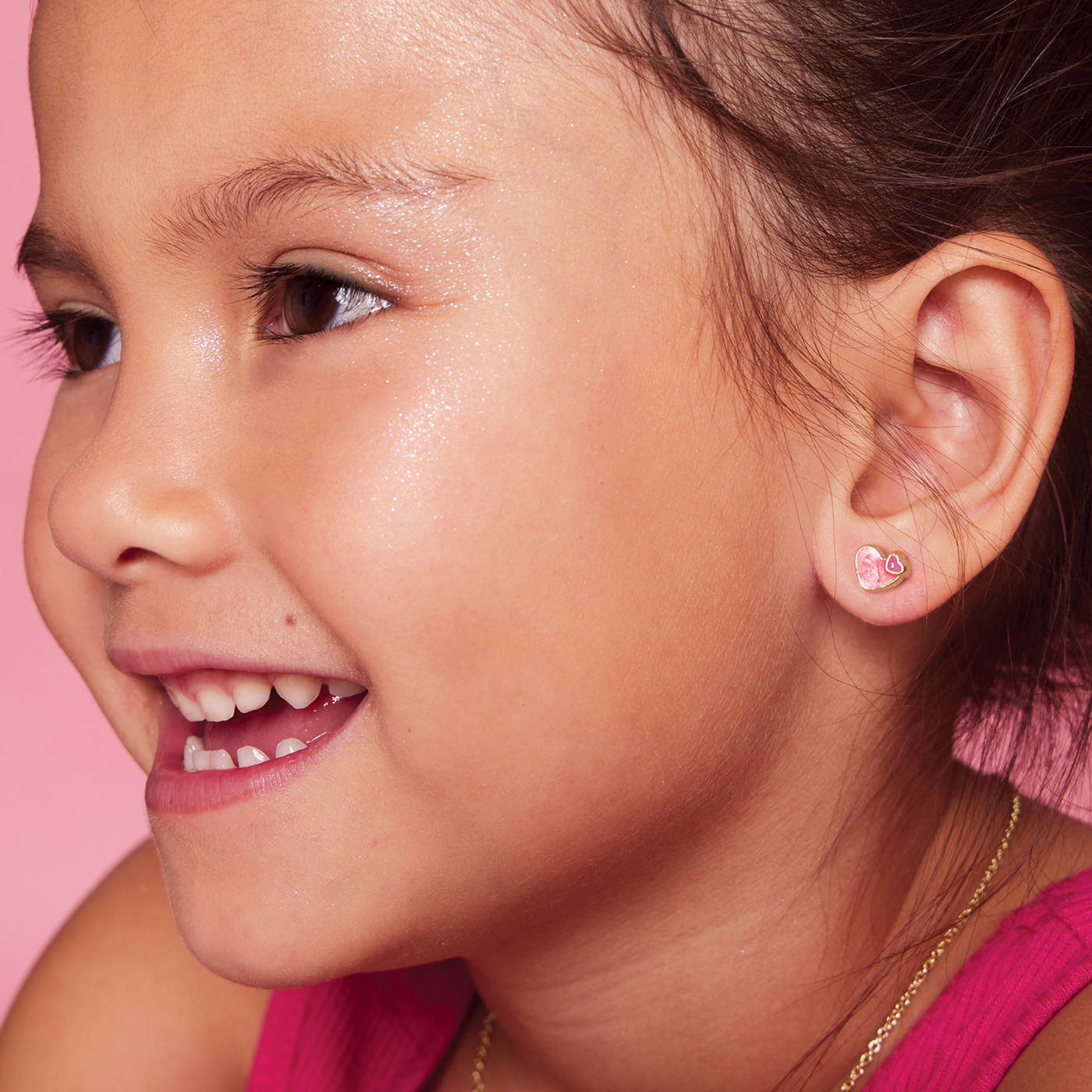 Enameled earrings - Heart 2 heart - Girl Nation