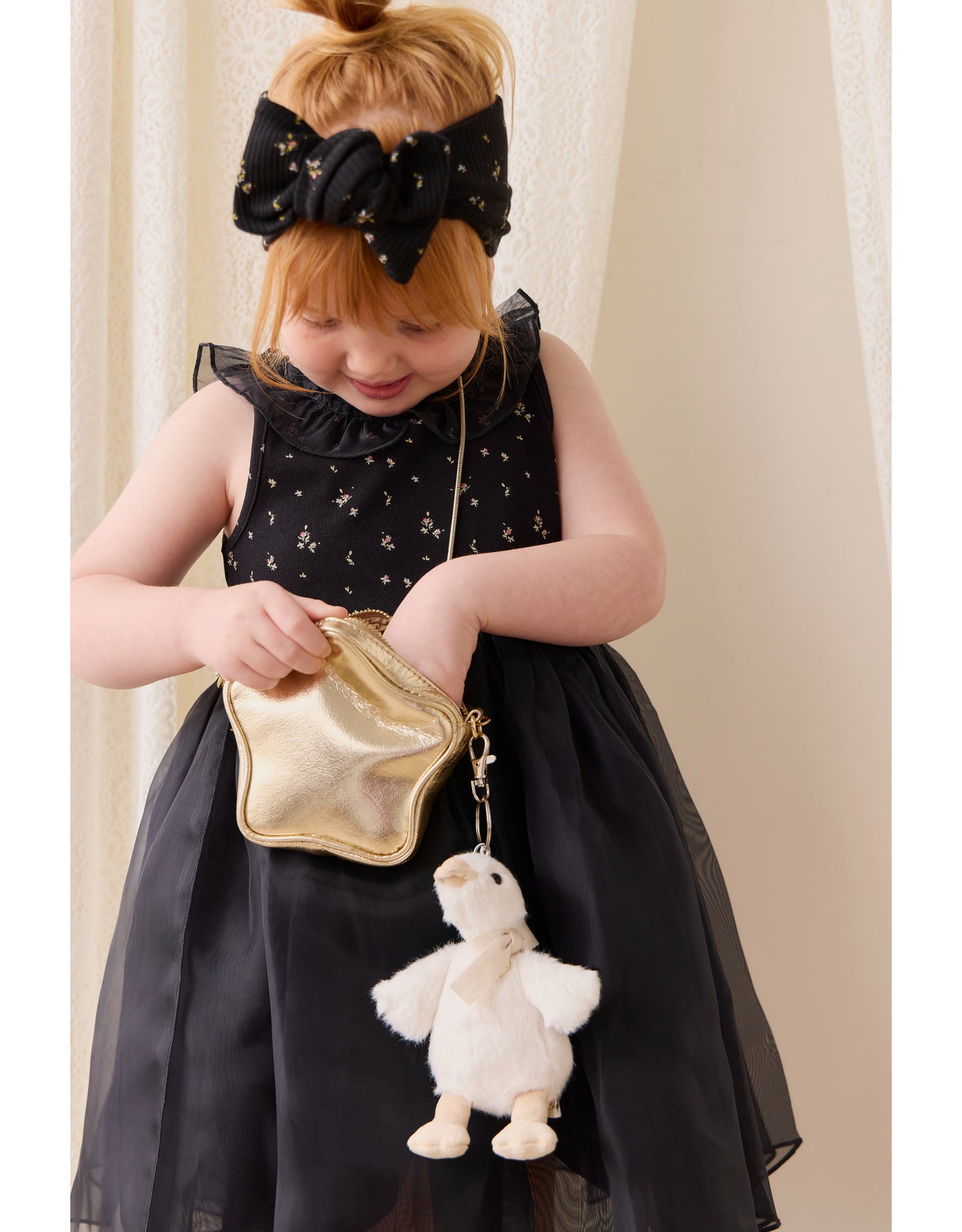 Breloque pour sac - Rose le canard avec boucle - Snuggle Bunnies