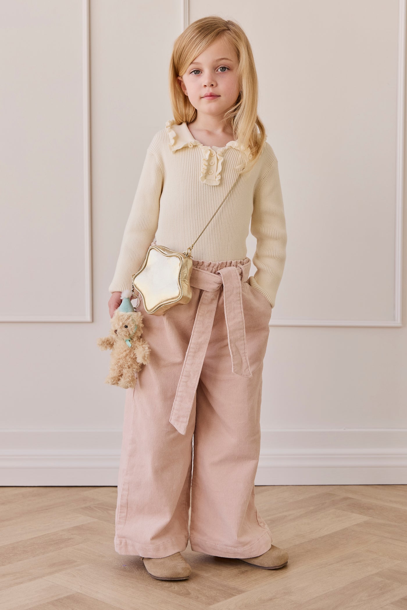 Breloque pour sac - Arthur l'ours de fête - Sky - Snuggle Bunnies