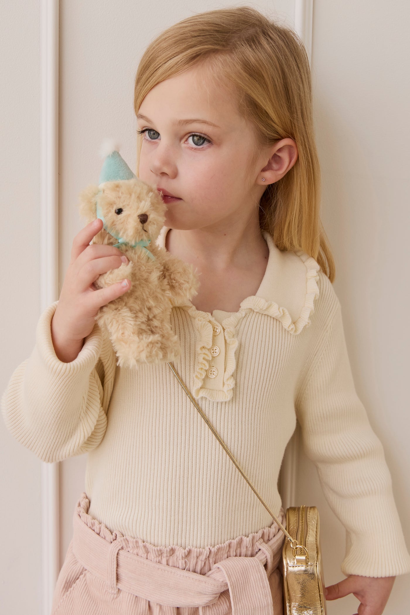 Breloque pour sac - Arthur l'ours de fête - Sky - Snuggle Bunnies