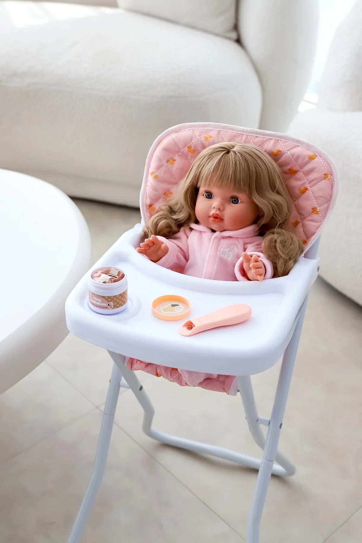 Ensemble Tiny Tummies pour poupée - Crème glacée napolitaine - Tiny Harlow