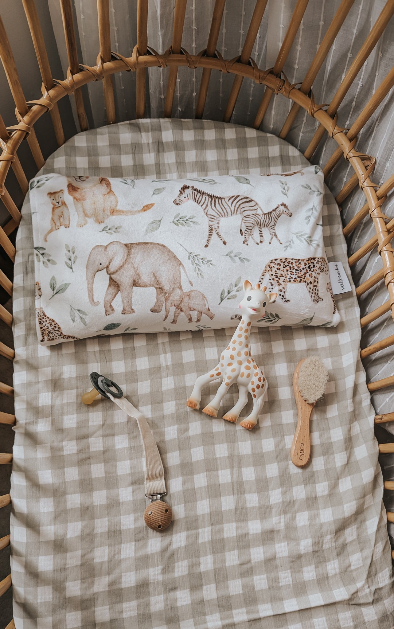Children's pillowcase - Savannah - Veille sur toi