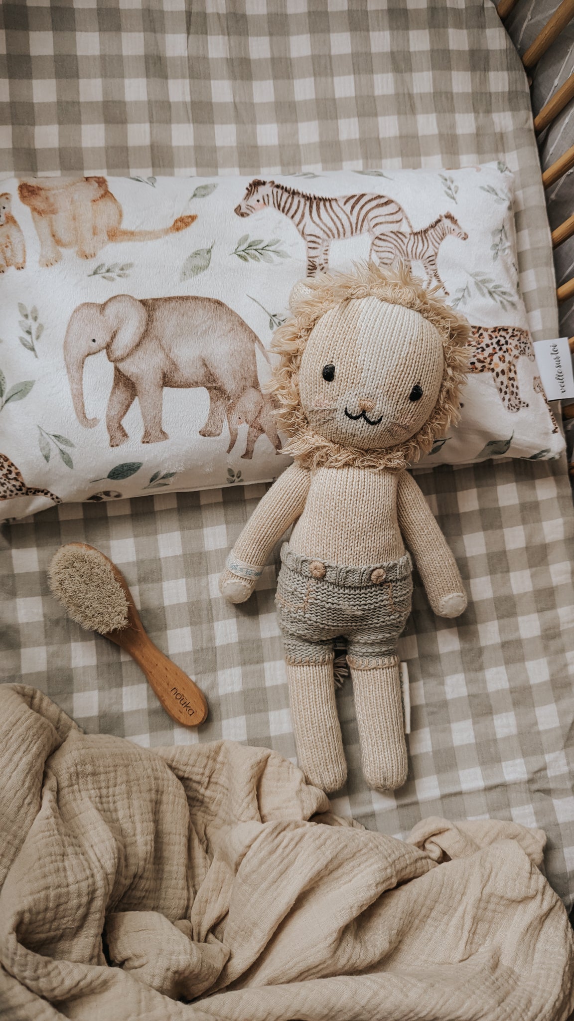 Children's pillowcase - Savannah - Veille sur toi