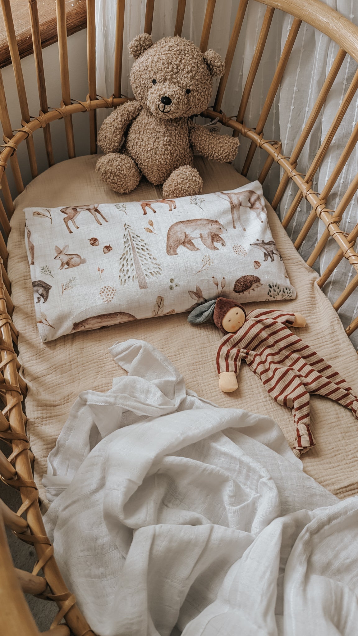 Children's pillowcase - Woodland Friends - Veille sur toi