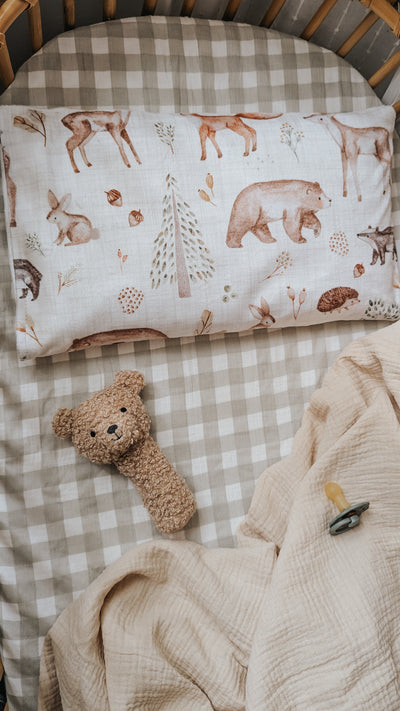 Children's pillowcase - Woodland Friends - Veille sur toi