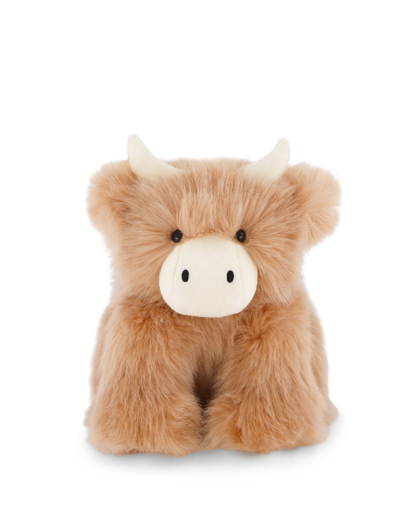 Peluche ultra douce de vache highland Hilda caramel - Snuggle Bunnies | Veille sur toi