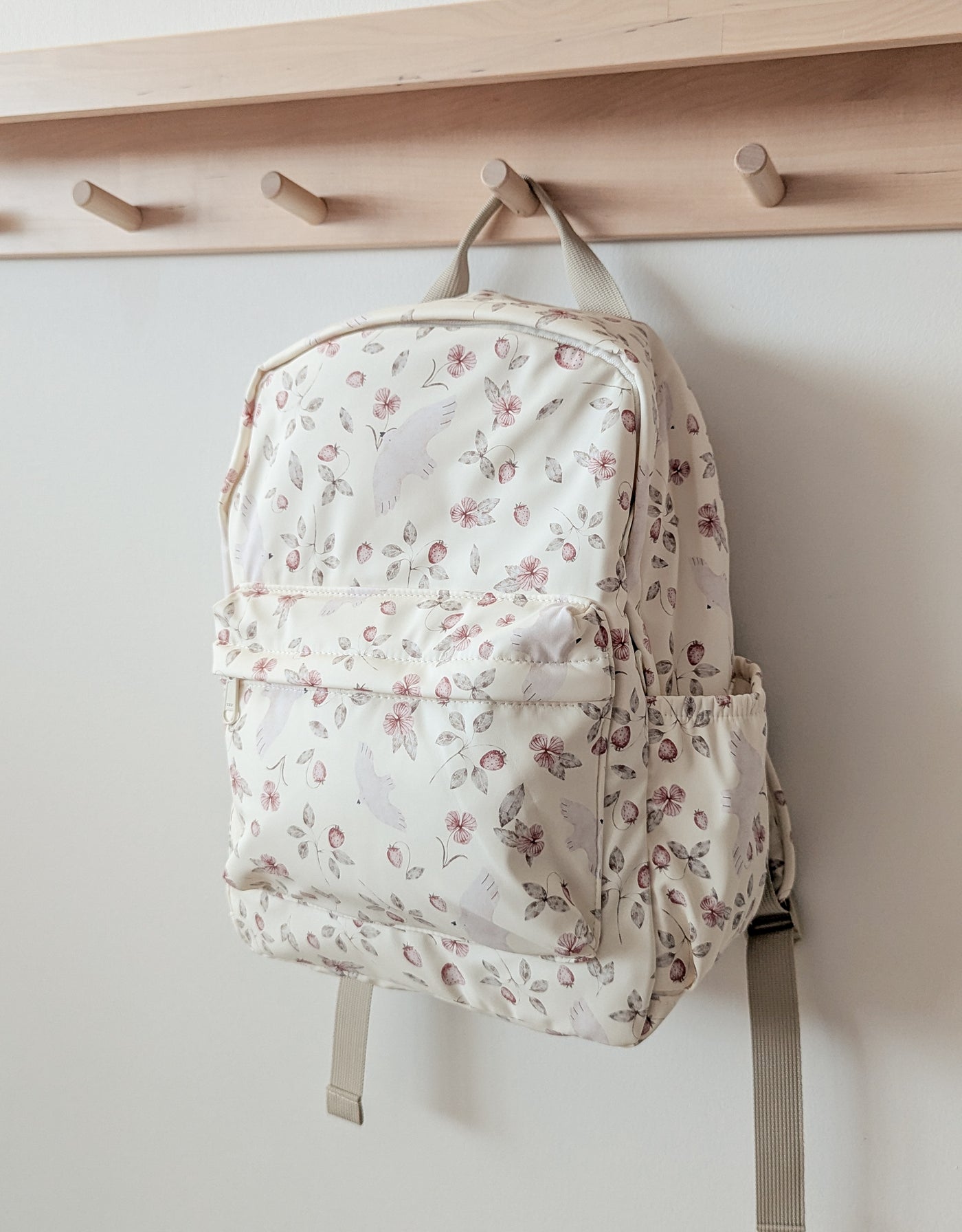 Mini backpack - Flowers and birds - Menoum Menoum