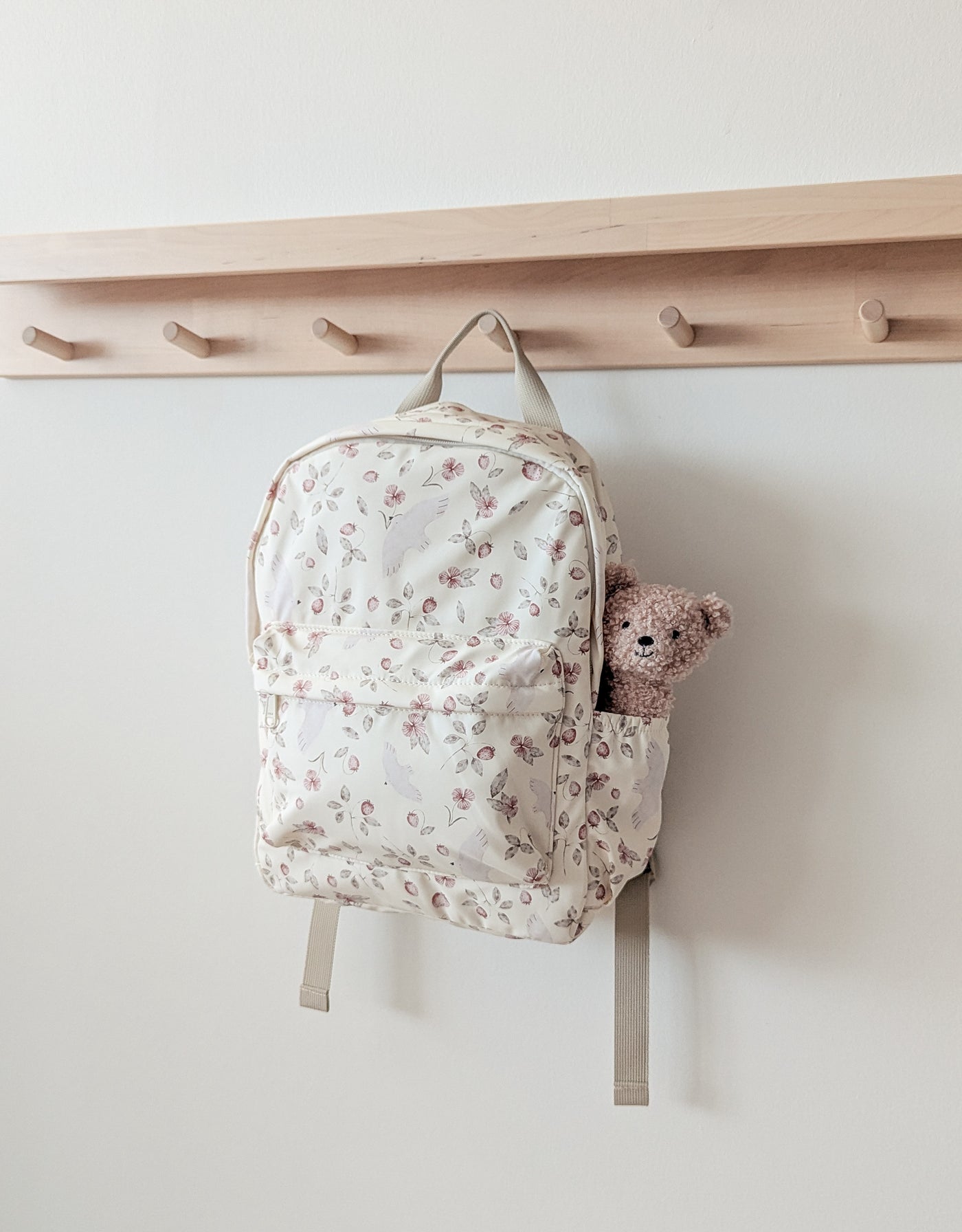 Mini backpack - Flowers and birds - Menoum Menoum