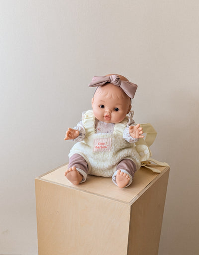 Porte-bébé pour poupée en tissu sherpa doux - Tiny Harlow | Shine on me
