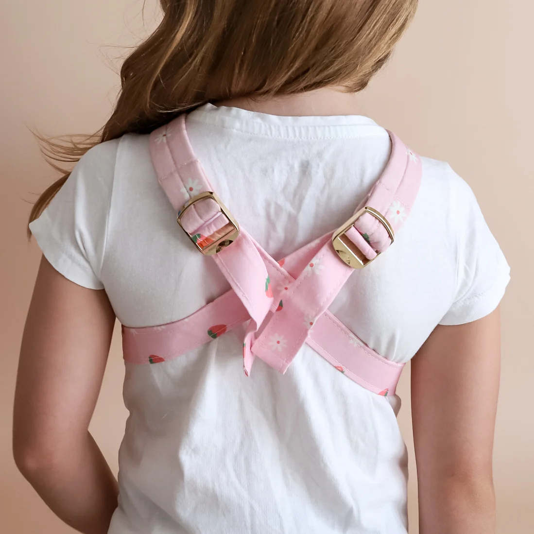 Porte-bébé pour poupée - Vichy rose - Tiny Harlow