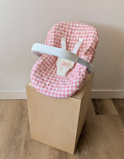 Coquille pour poupée avec motif de vichy rose - Tiny Harlow | Shine on me