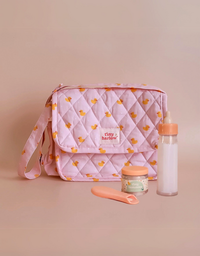 Ensemble pour poupée Tiny Nurturers avec motif de canard rose - Tiny Harlow | Shine on me