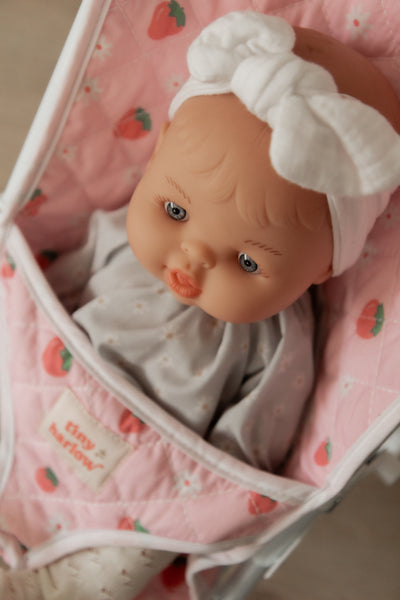 Box of 8 doll strollers - strawberry - Tiny Harlow
