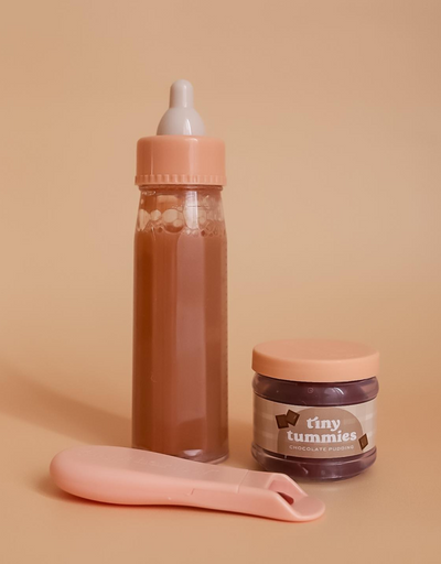 Box of 48 puree and milk bottle set - Chocolate - Chocolate - Tiny Harlow