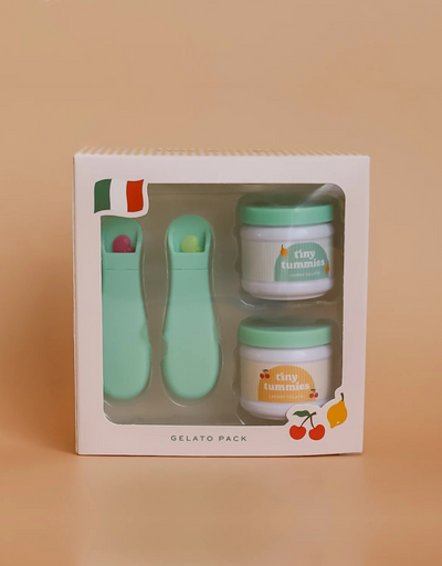Ensemble de petit pot gelato Tiny Tummies au citron et à la cerise - Tiny Harlow | Veille sur toi