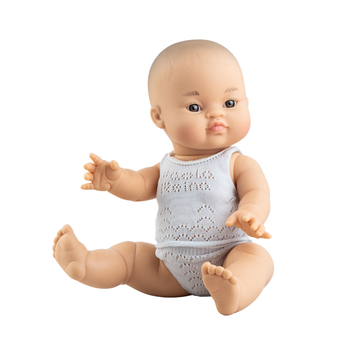 Baby Gordis - Lily with brown eyes in pajamas - Paola Reina