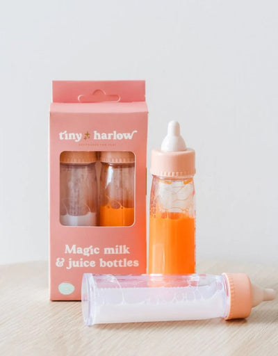 Ensemble pour poupée de bouteilles magiques de lait et de jus - Tiny Harlow | Shine on me