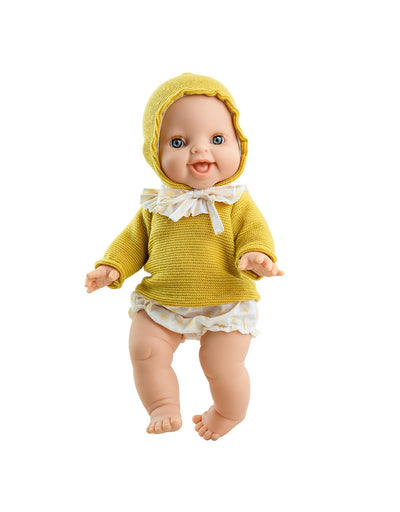 Vêtement pour poupée Gordis - Chandail et bonnet moutarde avec short - Paola Reina
