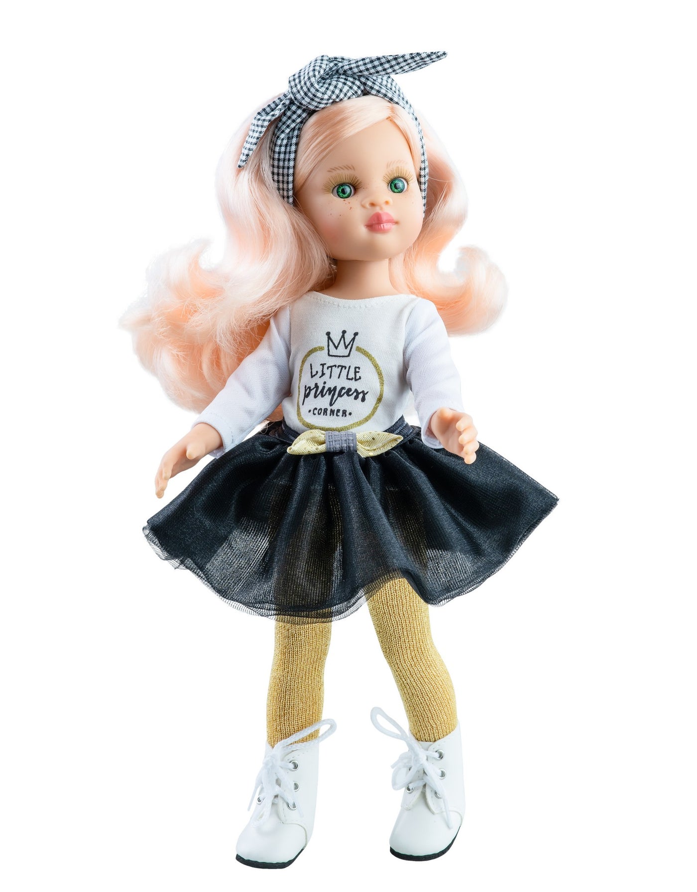 Las Amigas Doll - Nieves with white sweater and black skirt Little princess - Paola Reina