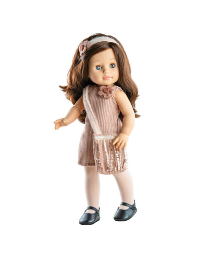 Soy Tu Doll - Emily with peach dress and handbag - Paola Reina