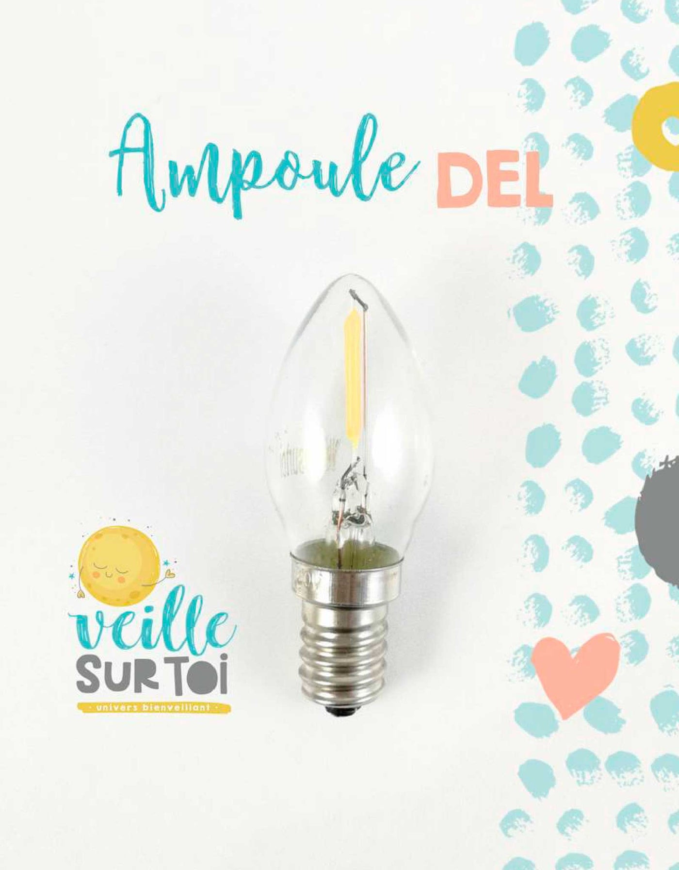 LED Bulb - Two intensity choices - Veille sur toi
