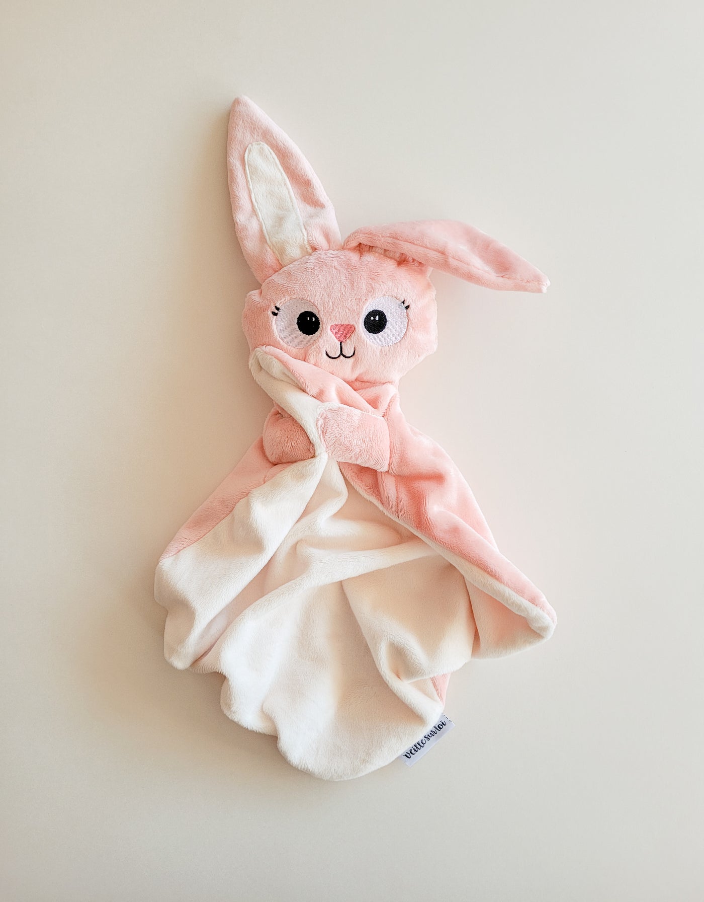 Doudou Lapine - Marguerite - Veille sur toi