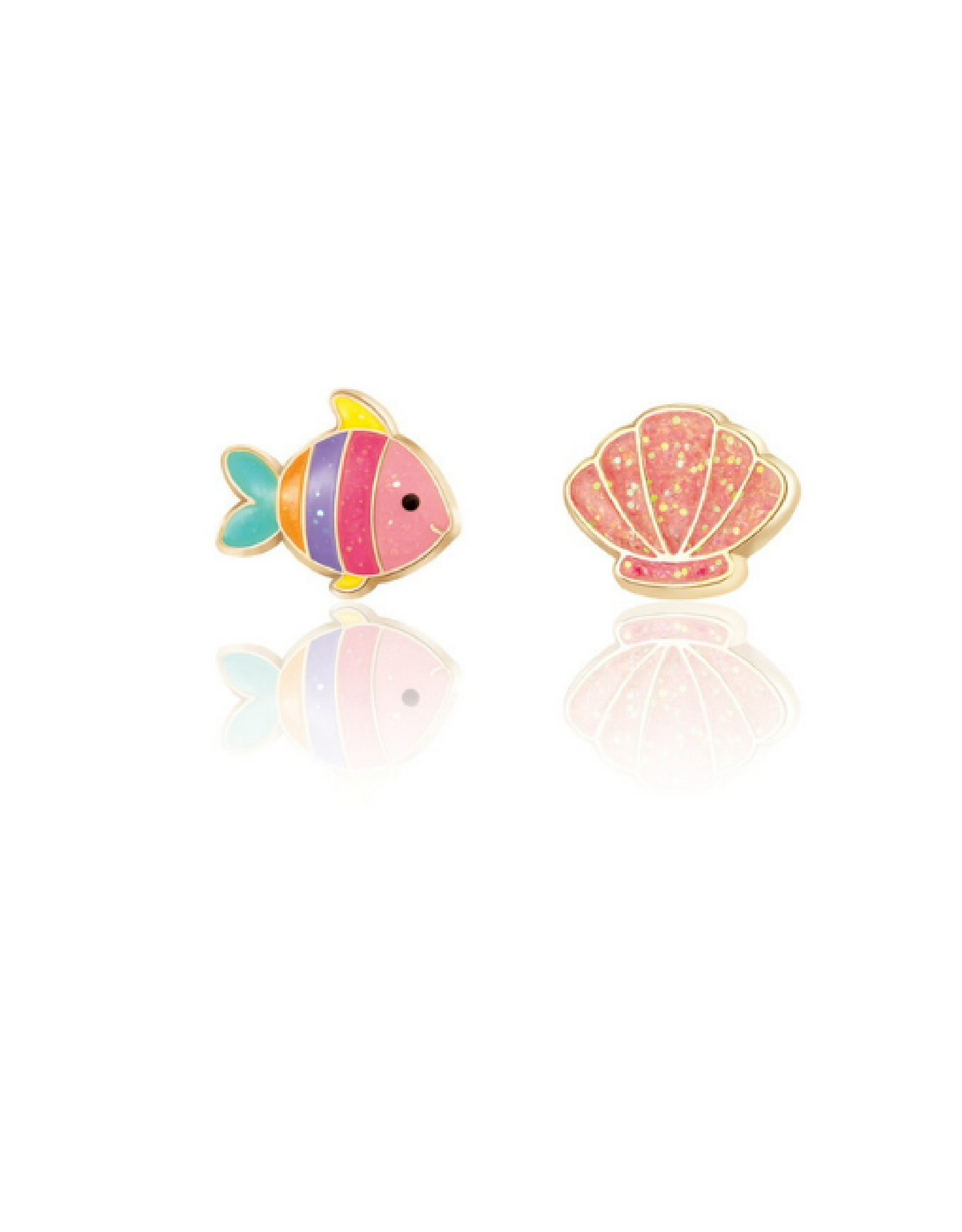 Enamel Earrings (pack of 2) - Under the Sea - Girl Nation