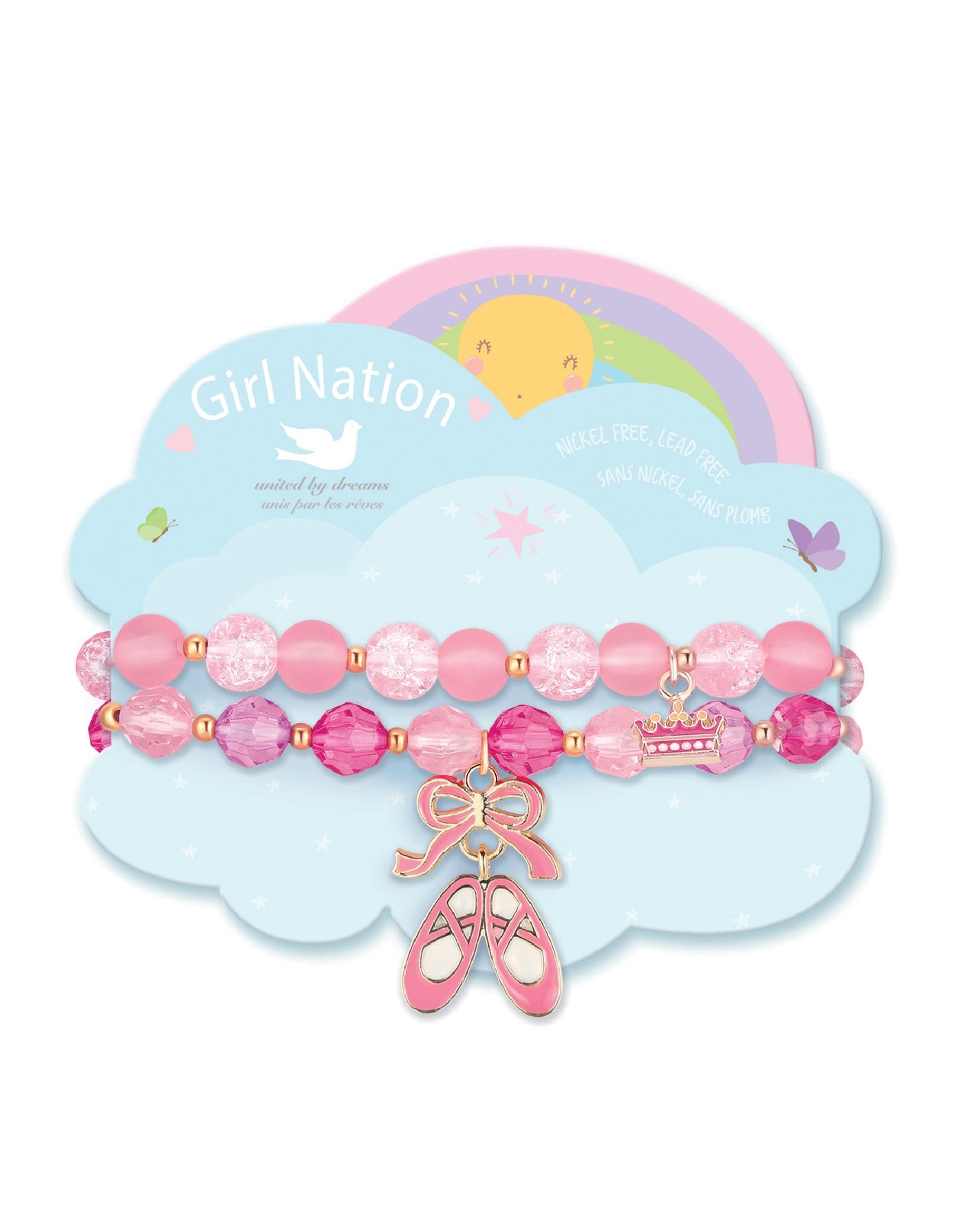 Bracelet duo (pack of 2) - Ballerina - Girl Nation