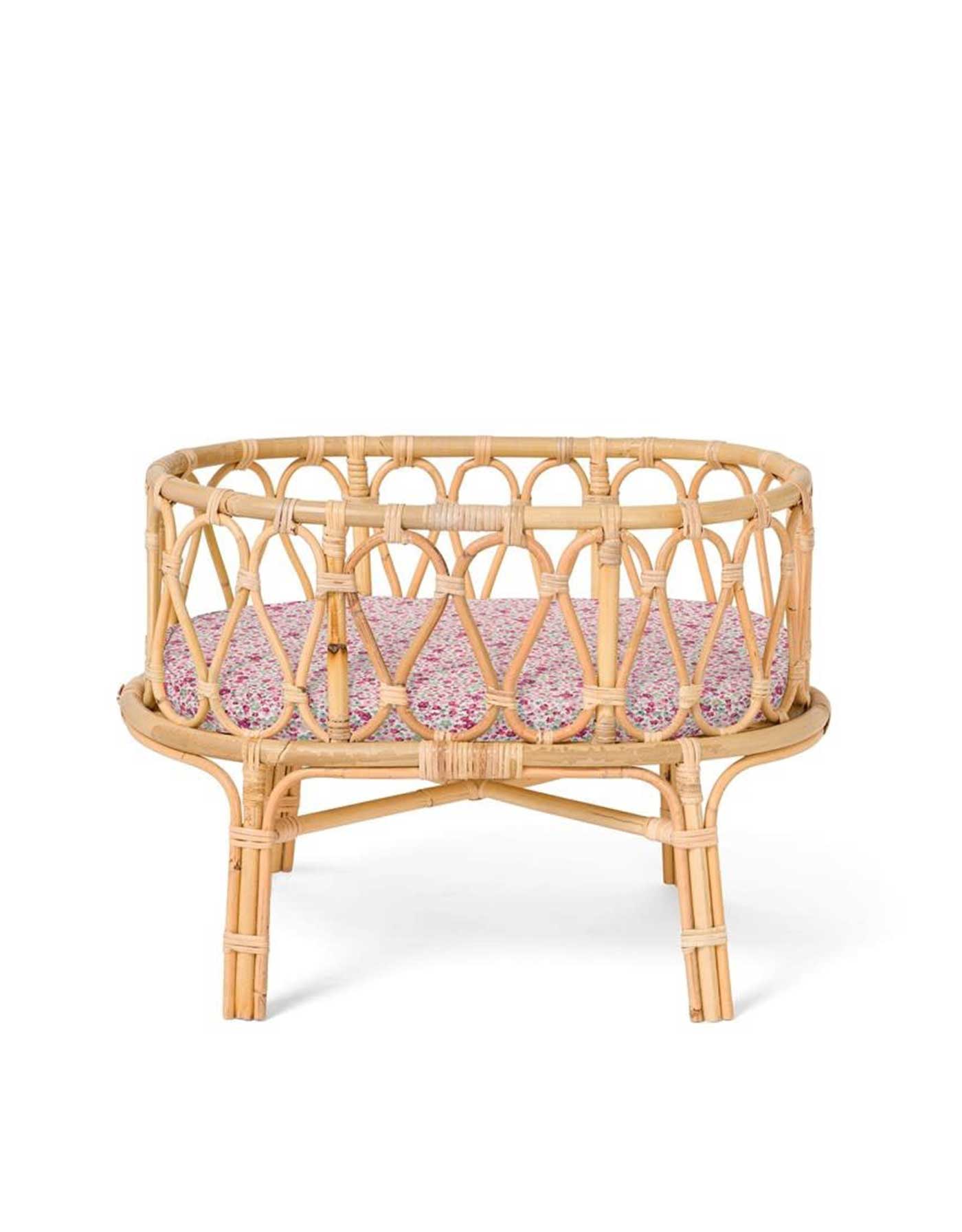 Rattan doll crib - Meadow - Poppie Toys