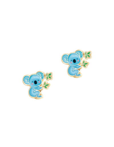 Boucles d'oreilles en émail - Koala - Girl Nation Default marque  Girl Nation vendu par Veille sur toi