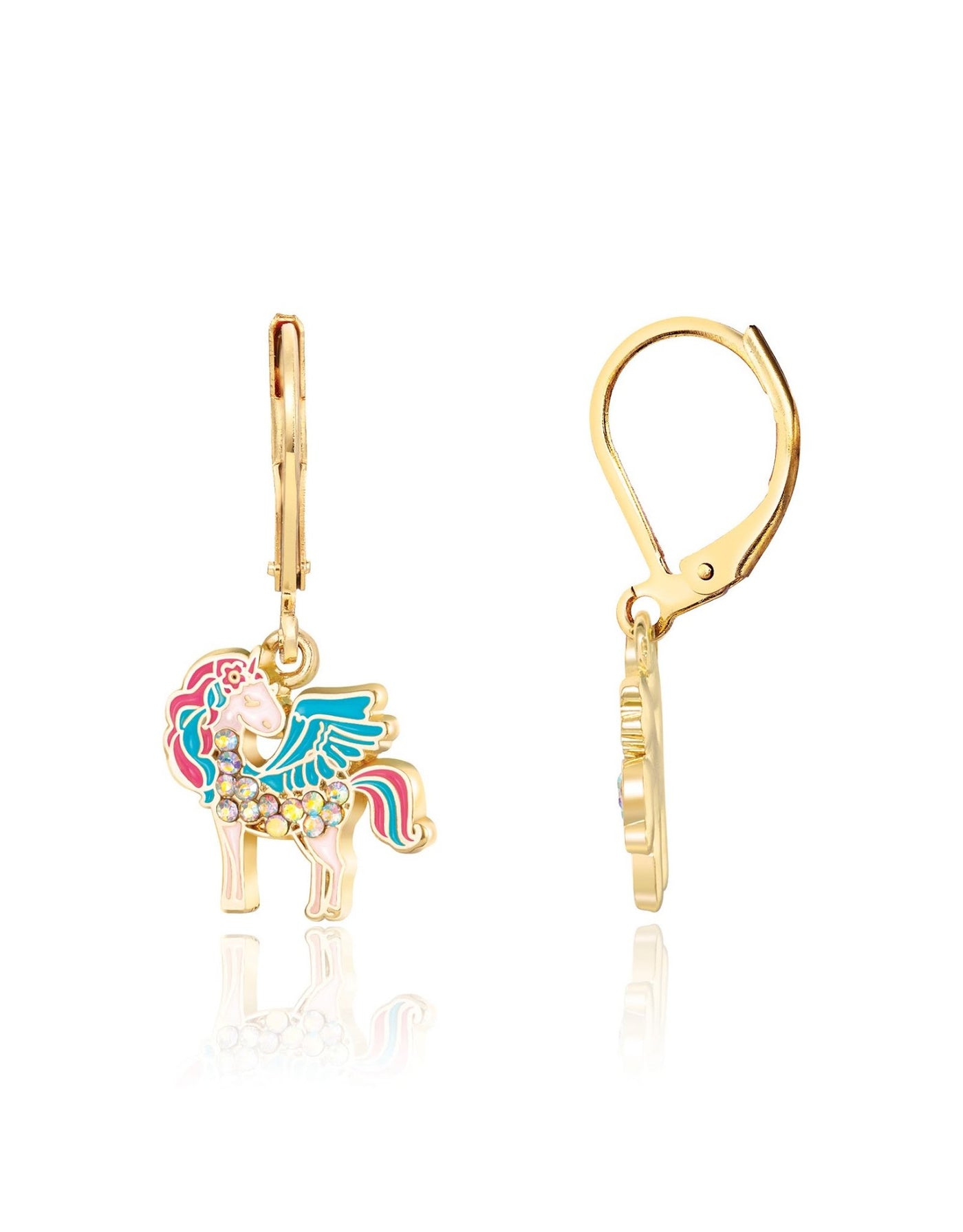 Boucles d'oreilles suspendues - Licorne magique marque  Girl Nation vendu par Veille sur toi