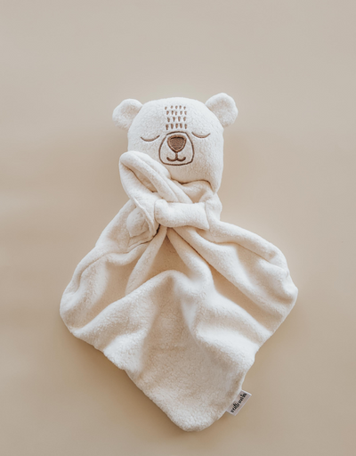 Baby Blankie - Sleepy Boris the bear Natural - Veille sur toi