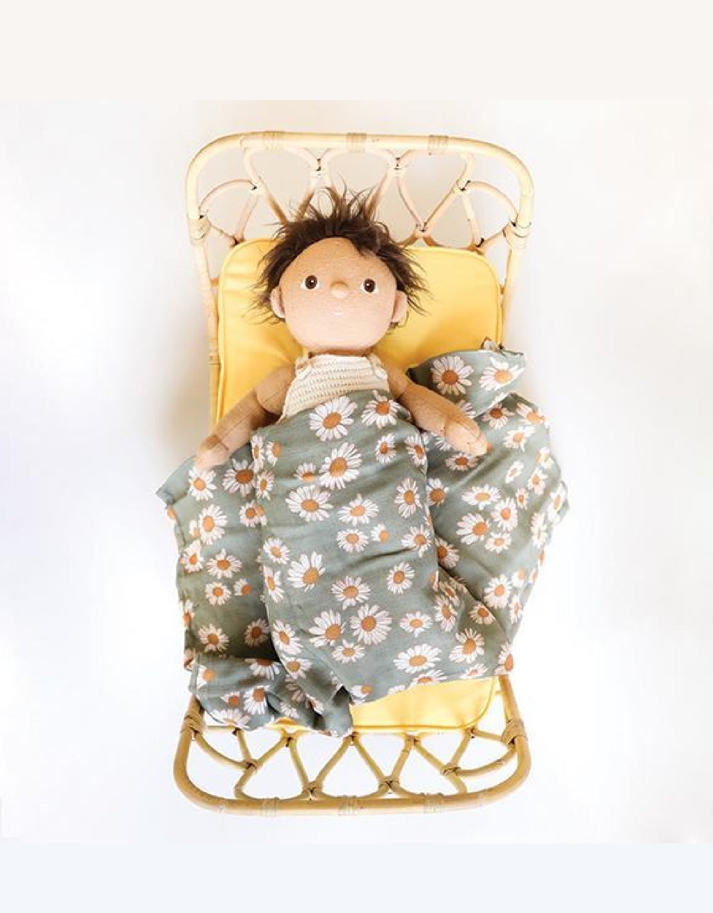 Lit pour poupée en rotin - Argile - Poppie Toys marque  Poppie Toys vendu par Veille sur toi