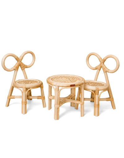 Mini Rattan Doll Chair (2 Pack) - Buckle - Poppie Toys